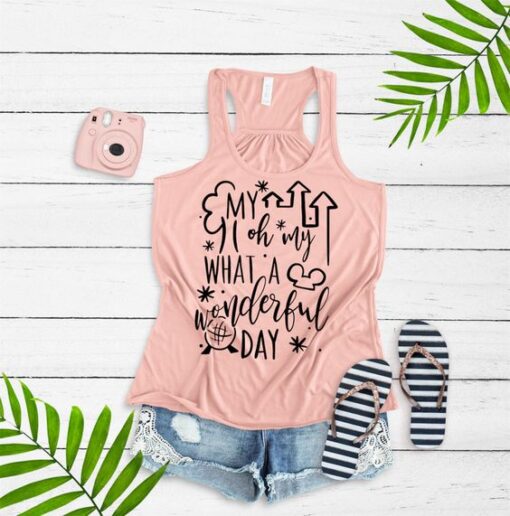 Disney My Oh My What A Wonderful Day Flowy Tank Top ZNF08