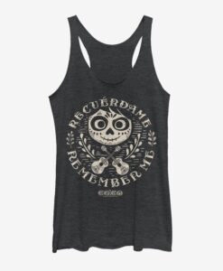 Disney Pixar Coco Circle Remember Womens Tank ZNF08