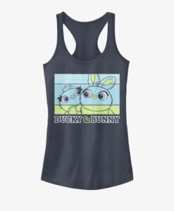 Disney Pixar Toy Story 4 Ducky And Bunny Girls Indigo Tank Top ZNF08