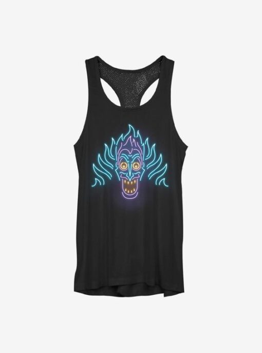 Disney Villains Neon Hades Girls Tank ZNF08