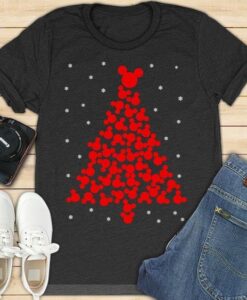 Disney christmas tree T-Shirt ZNF08