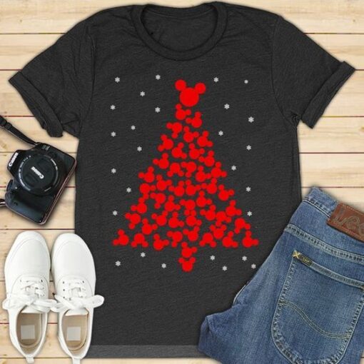 Disney christmas tree T-Shirt ZNF08