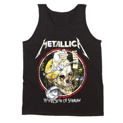 Distressed Metallica Men's Tank Top DAP