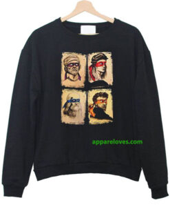 Donatello Raphael Leonardo Michelangelo Sweatshirt thd