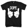 Dope Mickey Hand Graphic T-Shirt