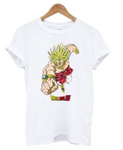 Dragonball Z Broly White T shirt ZNF08