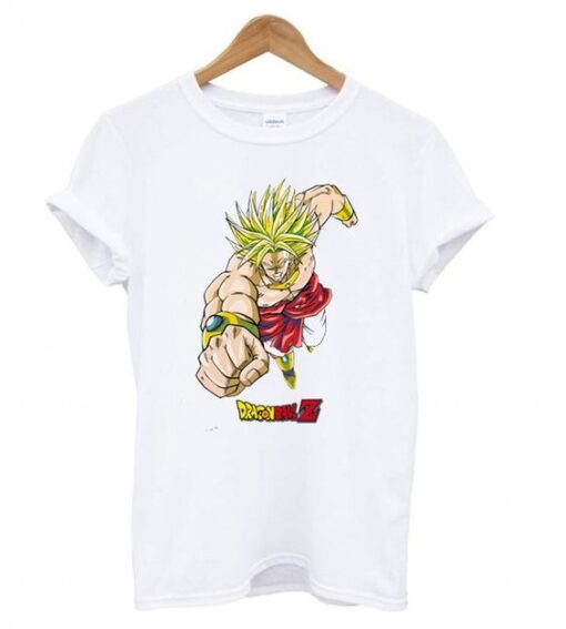 Dragonball Z Broly White T shirt ZNF08