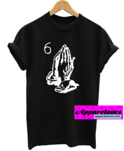 Drake OVO 6 God praying hand tshirt thd