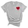 Drippy Heart Valentine's Day Shirt ZNF08