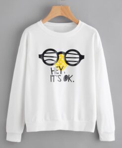 Drop Shoulder Graphic Print Sweatshirt ZNF08