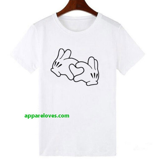 Duck love hand T-Shirt thd