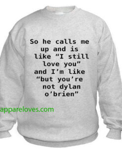 Dylan O'brien Sweatshirt thd