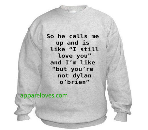 Dylan O'brien Sweatshirt thd