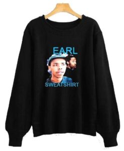 Earl Sweatshirt Black sweatshirt ZNF08