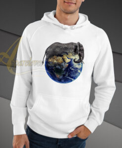 Elephant Earth Artistic hoodie