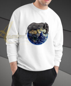 Elephant Earth Artistic sweatshirt