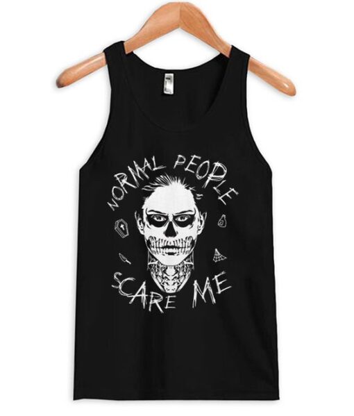 Evan Peters Normal People Scare Me Tank Top ZNF08