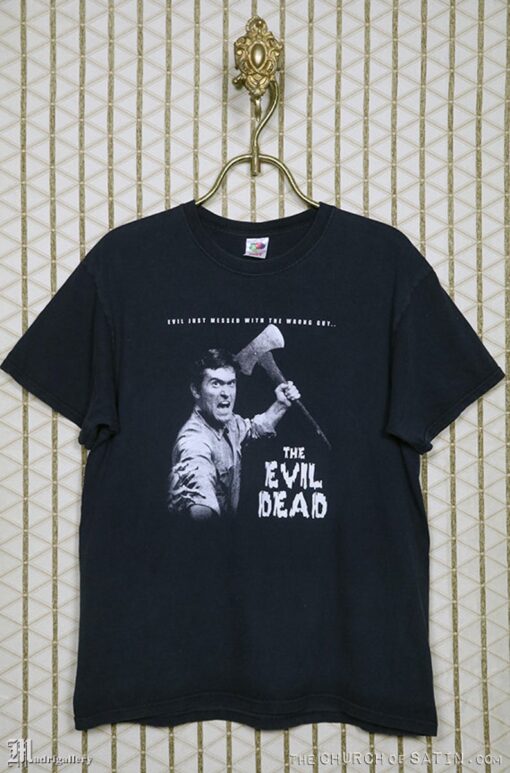 Evil Dead horror zombie movie T-shirt, Night Living Dead Day Return Shaun Re-Animator 28 Days Later Lucio Fulci George Romero