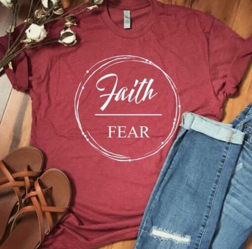 Faith Fear T-shirt ZNF08