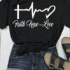 Faith Hope Love BeatT-shirt ZNF08