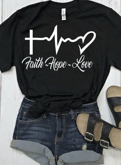 Faith Hope Love BeatT-shirt ZNF08