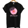 Faith Hope Love Breast Cancer Awareness Flower Pink T shirt ZNF08