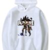 Figure Printed Long Sleeve Hoodie ZNF08