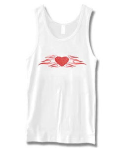 Flame Heart Tank Top