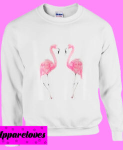 Flamingo Print Sweatshirt