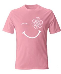 Flower Eye Smile T Shirt