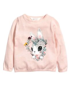 Flower Rabbit Sweatshirt ZNF08