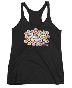 Flower happy Tank Top znf08