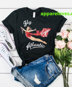 Fly Virgin Atlantic Princess Diana t shirt thd