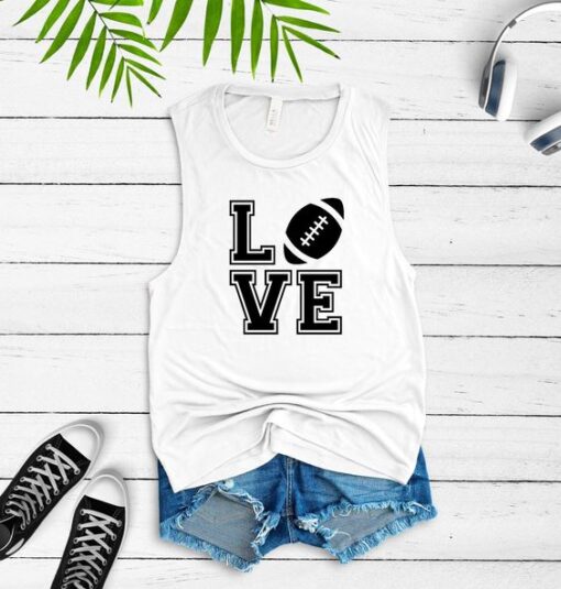 Football LOVE Muscle Tank ZNF08