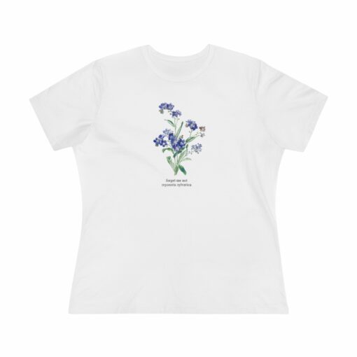 Forget Me Not Flower T-shirt Women's