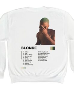 Frank Ocean Blonde Album Art (Unisex) Sweatshirt Back