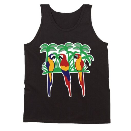 Freddie Mercury Parrots Men's Tank Top DAP