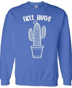 Free Hugs Cactus Sweatshirt ZNF08