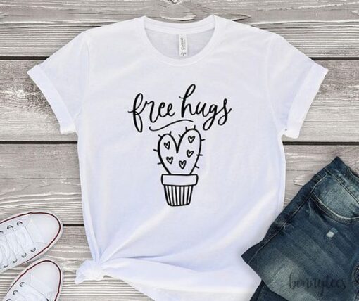 Free hugs T shirt ZNF08