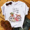 French bulldog Bike T-shirt ZNF08