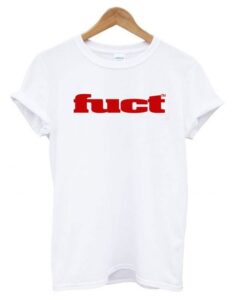 Fuct Red Logo T shirt ZNF08