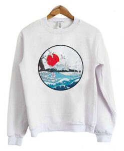 Fuji Mountain Japanese Sweatshirt KM