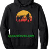 Funny Bigfoot Sasquatch & Unicorn hoodie thd