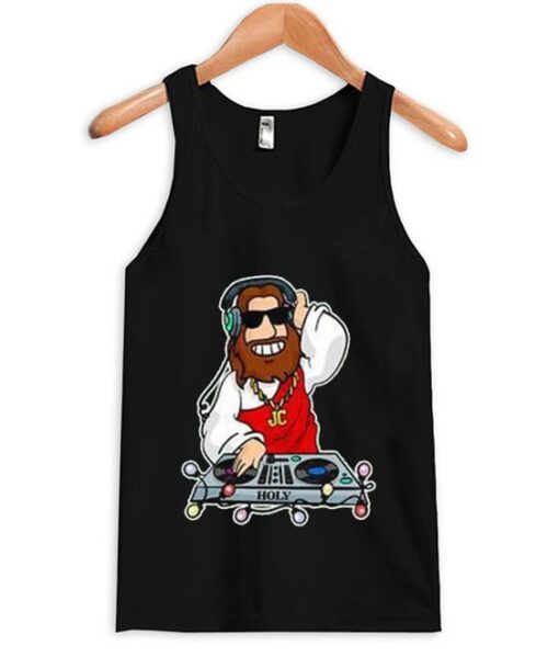 Funny Christmas Jesus Tank Top ZNF08