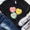 Funny Conversation Hearts T-Shirt ZNF08