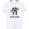 Game over married t-shirt DAP