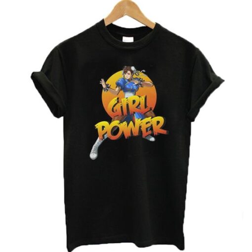 Girl Power Chun Li T-shirt ZNF08