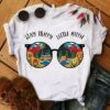 Glasses Stay Trippy Little Hippie Ladies T-Shirt ZNF08