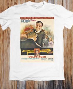 Goldfinger 1960s Retro Movie Poster Unisex T Shirt