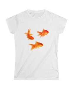 Goldfish T-shirt Womens Softstyle Tee